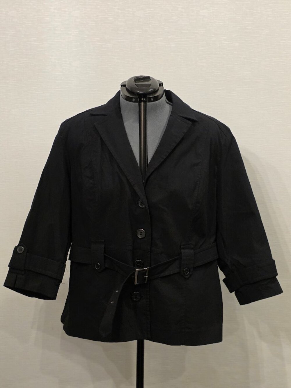Lane Bryant 3/4 Sleeve Belted Jacket